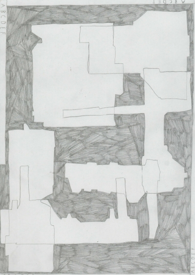  - Körperräume - Raumkörper - Sprachräume (perspectives, finding space), each 21x29,7 cm, 2025-26