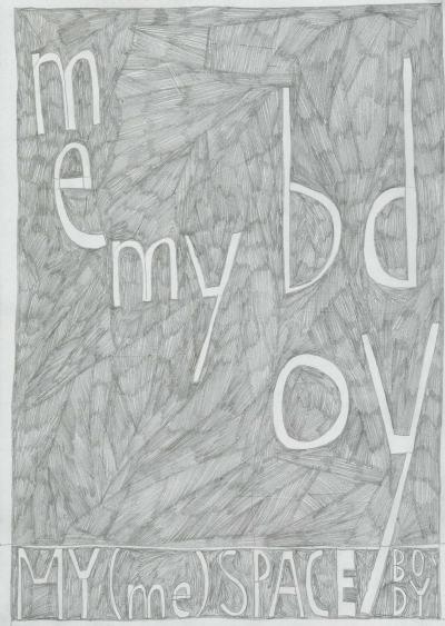  - Körperräume - Raumkörper - Sprachräume (perspectives, finding space), each 21x29,7 cm, 2025-26