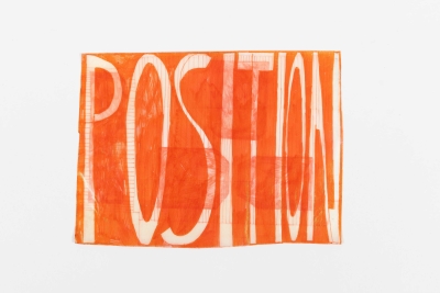 - compendium (welt) Fragment 2, pvc, permanent-pen, each around 22x10cm, double-sided, ongoing, 2025-26