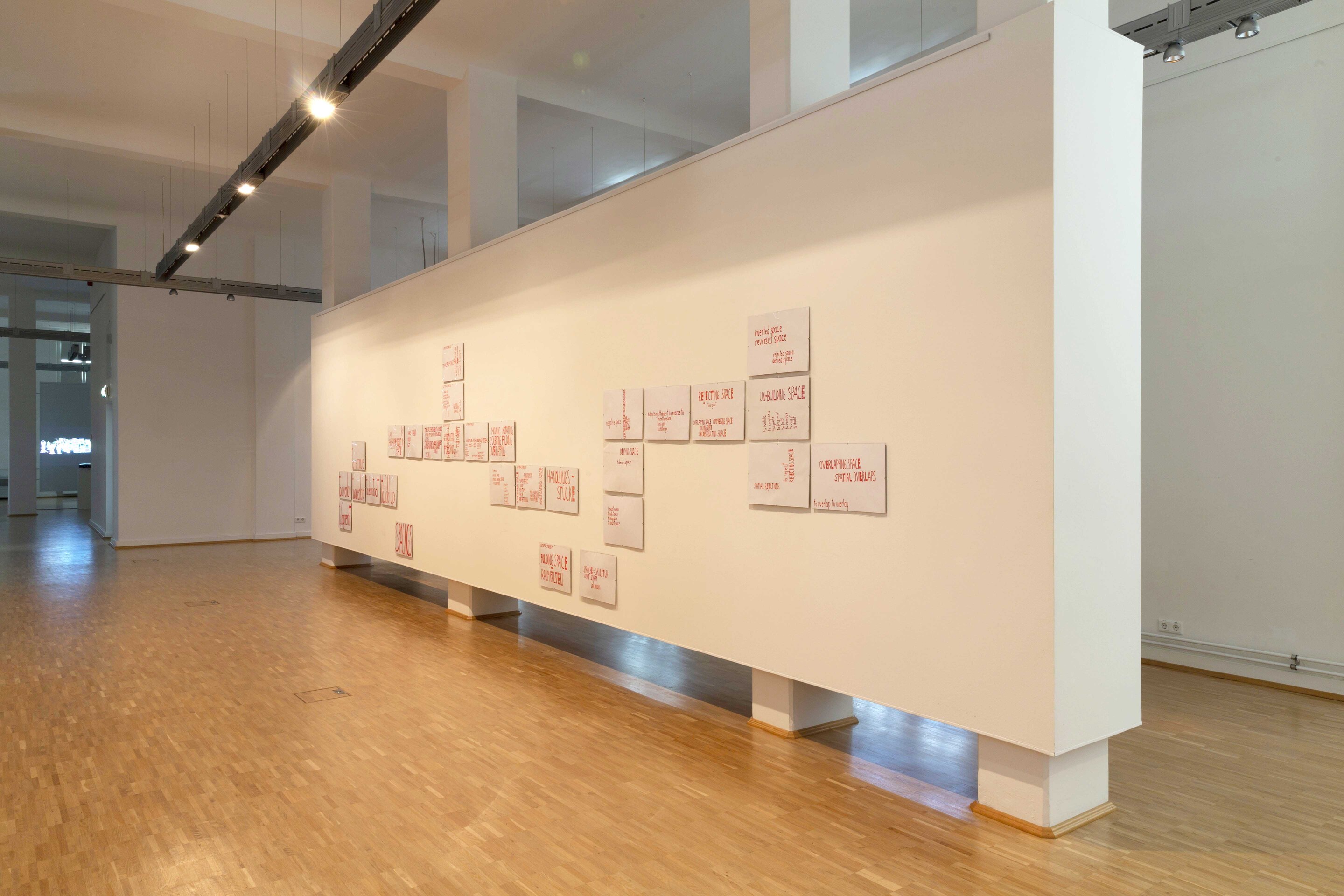 SPATIAL RELATIONS, installation view (side2)
