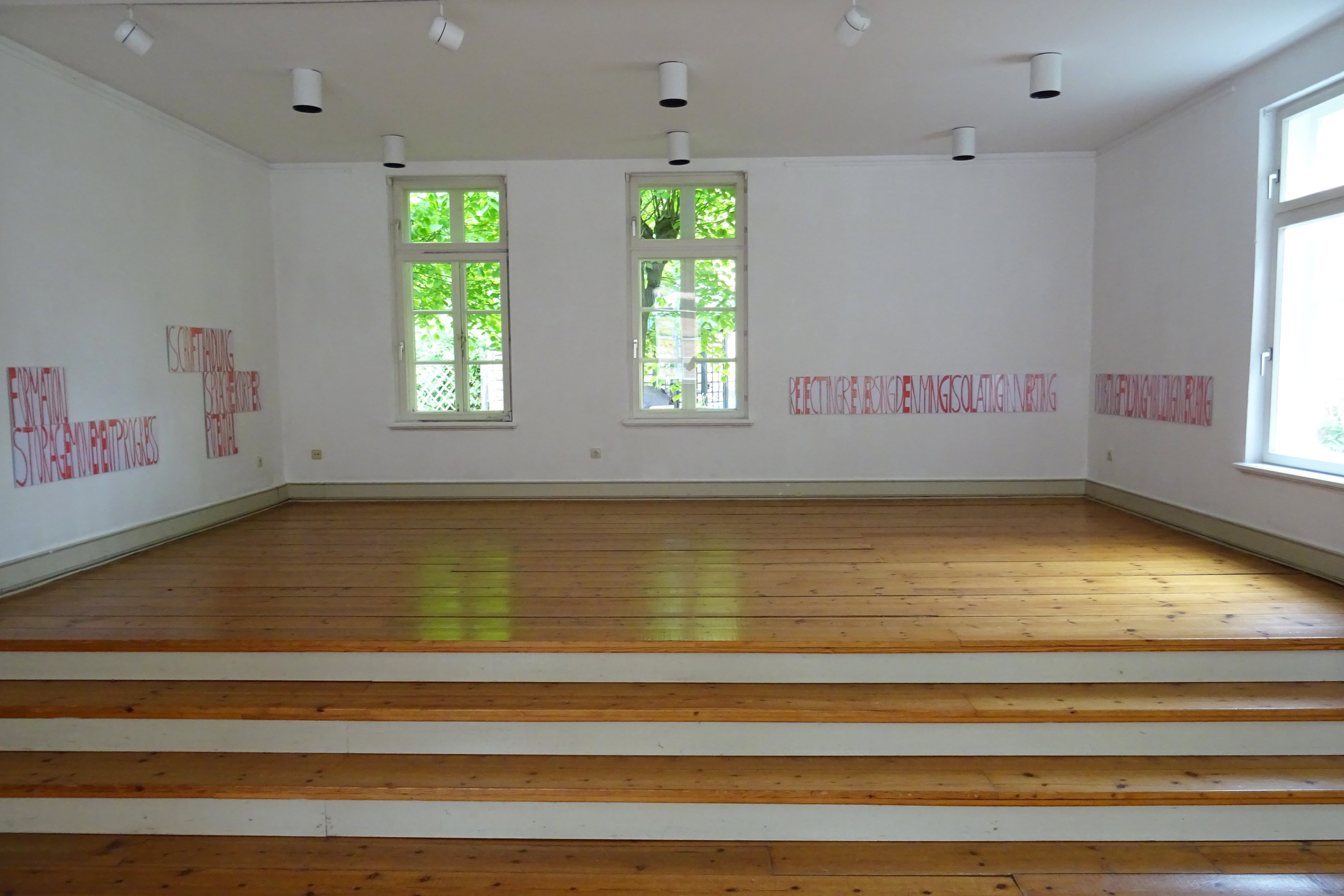 mobile bodies, installation view, SPACE LANGUAGE
