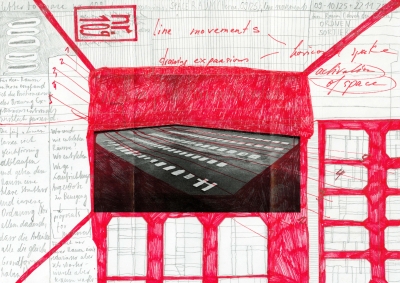  - letters to space, nr.88-nr.113 (selection), 2024-25, ongoing series of drawings, all numbered and dated, each 21x29,7cm