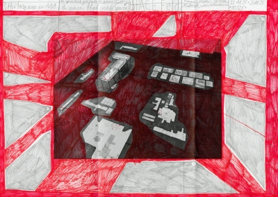  - letters to space, nr.88-nr.113 (selection), 2024-25, ongoing series of drawings, all numbered and dated, each 21x29,7cm